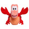 DISNEY PRINCESS SINGING SNAPPING SEBASTIAN 10-Inch Plush STUFFED ANIMAL RED CRAB - Brand New