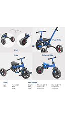 B0BC2QBDW7 Yvolution Velo Flippa - Royal Blue - Brand New