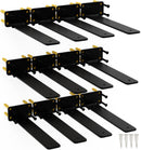 ISOKER 10" SHELF BRACKETS, 12 PACK FLOATING, 1/5” THICK, WALL DECOR - BLACK - Like New