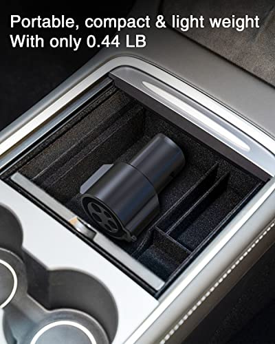 ITOTU TESLA ADAPTER J1772 TO TESLA CHARGING ADAPTER 110-250V AC - BLACK - Brand New