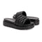 1200167 MUK LUKS WOMEN'S SUN CATCHER SANDALS - SIZE: WOMEN 9 - BLACK - Like New