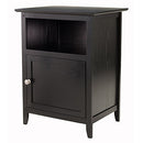 WINSOME HENRY ACCENT TABLE, 19 INCHES, BLACK - Like New
