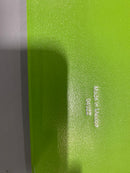 GENERIC 3-PRONG METAL CLIP BINDER FOR OFFICE, SCHOOL OR HOME - GREEN - Like New