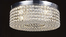 Paris Lighting Flush Mount Crystal Chandeliers Light Fixture PL-MLS/X-W20-6L-S - Brand New