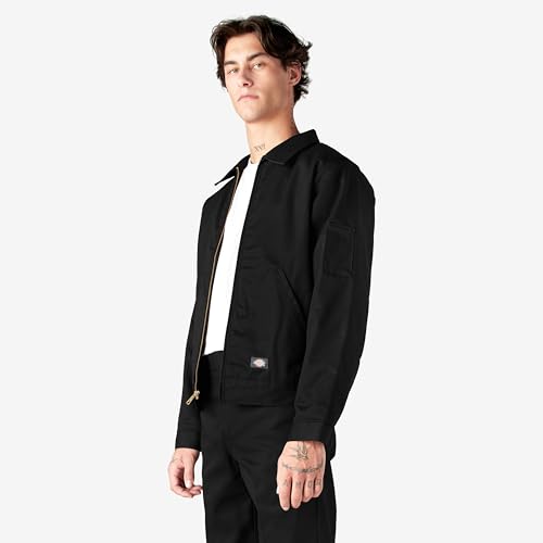 DICKIES MEN'S UNLINED EISENHOWER JACKET MEN XL BLACK DJT75BLK-XL - Brand New