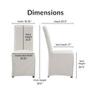 Finch Grayson Parsons Upholstered Dining Chairs, Set of 2 - Ivory - Like New