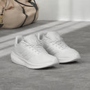 ADIDAS RUN FALCON 3.0 - SIZE: MEN 6.5 WHITE - Like New