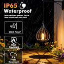 KAGOLING SOLAR LANTERNS WITH CANDLE KAGOLING SOLAR LANTERNS 4 PACK - BLACK - Like New