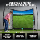 GOSPORTS RANGE CAGE 10X8 FT GOLF PRACTICE HITTING NET, Choose Impact or Classic - Like New