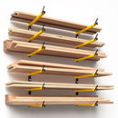 GREENER Lumber Storage Rack Folding Wood Storage Racks Wall-Mounted Metal Racks - Like New