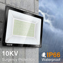 SOLLA 400W LED Flood Light, IP66 Waterproof, 32000lm, 2140W - - Scratch & Dent