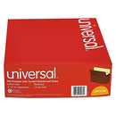 UNIVERSAL 15262 5 1/4" EXPANSION FILE POCKETS STRAIGHT TAB LETTER, BROWN - Like New