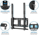 Mount-It! Vertical Portrait TV Wall Mount B07HFHXK99 - Black - Brand New