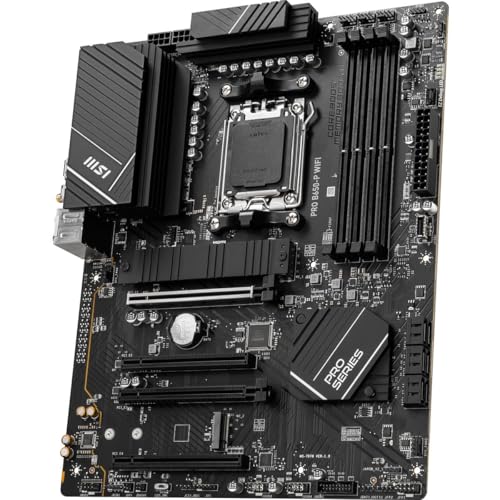 MSI - PRO B650-P WIFI AM5 AMD B650 ATX DDR5 WI-FI 6E MOTHERBOARD - BLACK - Like New