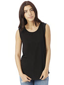 AA4013 ALTERNATIVE LADIES CAP-SLEEVE SATIN JERSEYT-BLACK XS - Like New