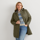 EDDIE BAUER GIRL ON THE GO WATERPROOF TRENCH COAT SIZE: WOMEN REGULAR M - ALDER - Brand New