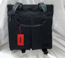 HUGO BOSS LOGO TARIC CONVERTIBLE BACKPACK TOTE - BLACK - Like New