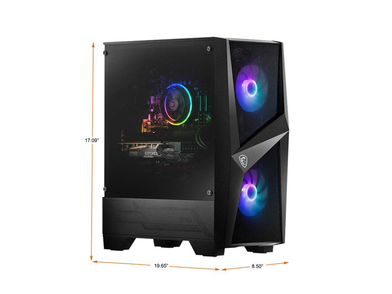 MSI Codex R Desktop i5-10400F 16GB 512GB SSD 1TB HDD RTX 3060 Win 10 Home - Like New