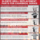 GLOWYE Grill Emitter Charbroil TRU-Infrared 463241314 463241313 463247412 - Brand New