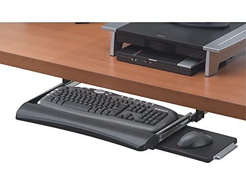 FELLOWES OFFICE SUITES UNDERDESK KEYBOARD DRAWER CRC-91403 - BLACK - Brand New