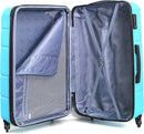 DUKAP RODEZ Hardside Luggage Ergonomic Handle TSA Lock DKROD00S-LBL - Light Blue Like New