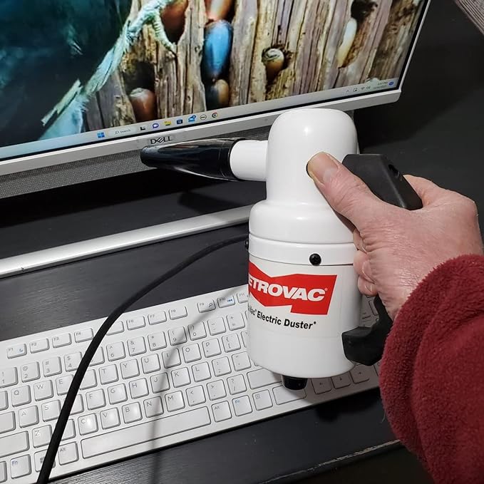 Metro DataVac Electric Duster 500 Watt Motor ED500P - White - Like New