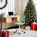 Homy Casa Armless Home Office Desk Chair Colorful Soft Mesh Desk Chair - Green - Like New