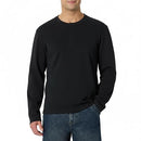AMAZON ESSENTIALS MEN'S RELAXED-FIT LONG SLEEVE HENLEY BLACK SIZE SMALL - Brand New