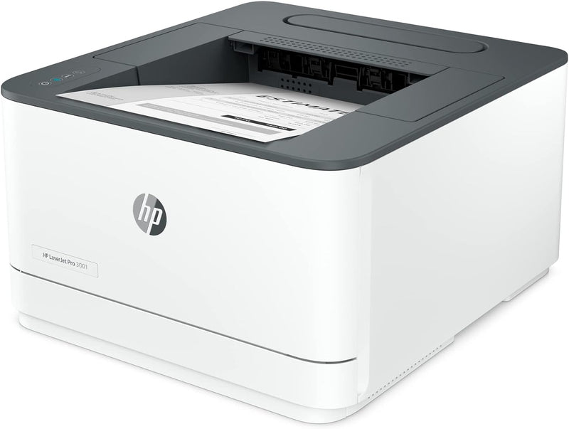 HP LaserJet Pro 3001dw Wireless Duplex Monochrome Laser Printer - White - Like New