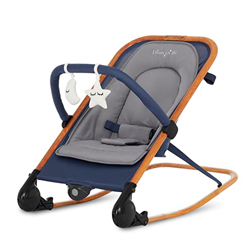 Dream on Me Rock With Me 2-in-1 Baby Rocker and Stationary Seat, 0-6 Months - Like New