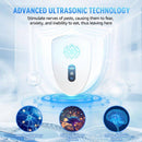 ULTRASONIC PEST REPELLENT 3 MODE SETTINGS AND PLUG-IN (6-PACK) - WHITE/BLACK - Like New
