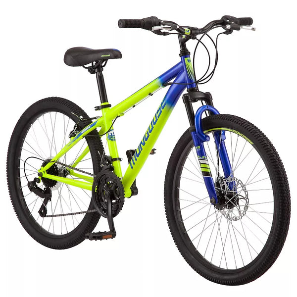 MONGOOSE SCEPTER 24" MOUNTAIN BIKE - GREEN/BLUE - Like New