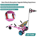 GOTRAX HOVERSEAT HOVERBOARD ATTACHMENT HOVERBOARD GO KART PINK BLUE MULTI - Like New