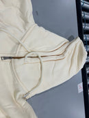 GENERIC LARGE CREAM HOODIE JACKET, FULL ZIP - CREAM - Like New