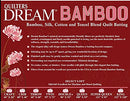 Quilters Dream Bamboo/Silk Blend Midloft Quilt Batting 120"x122" King - White - Brand New