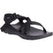 CHACO WOMEN'S Z/CLOUD SANDAL - SIZE: WOMEN 10 - SOLID BLACK - Like New