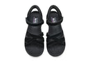 163620 SKECHERS WOMEN'S REGGAE NATURAL POISE HANDS FREE SLIP-INS 5.5 Black/Black - Brand New