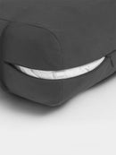 MANDUKA RECTANGULAR ENLIGHT TECHNOLOGY MEDITATION BOLSTER CUSHION - THUNDER - Like New