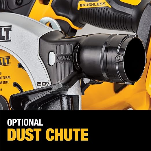 DEWALT 20V MAX* Circular Saw 6-1/2-Inch Cordless Tool Only DCS565B - Yellow - Like New