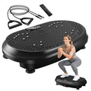 HVX VIBRATION PLATE EXERCISE MACHINE VIBRATING FITNESS PLATFORM VPM1 - BLACK - Like New