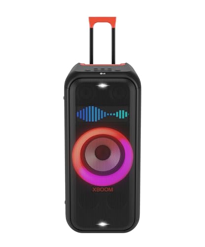 LG XBOOM XL7 PORTABLE TOWER SPEAKER PIXEL LED LIGHTING 20 HRS XL7S - BLACK - Like New