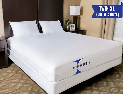 Twin Extra Long (XL) Mattress Protector Zippered Bed Bug Waterproof Encasement - Brand New