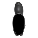 HUNTER WOMEN'S ORIGINAL TALL BACK ADJUSTABLE RAIN BOOT SIZE 8 BLACK - Like New