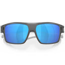 COSTA DEL MAR MENS DIEGO RECTANGULAR SUNGLASSES MATTE GREY/BLUE MIRRORED - Like New