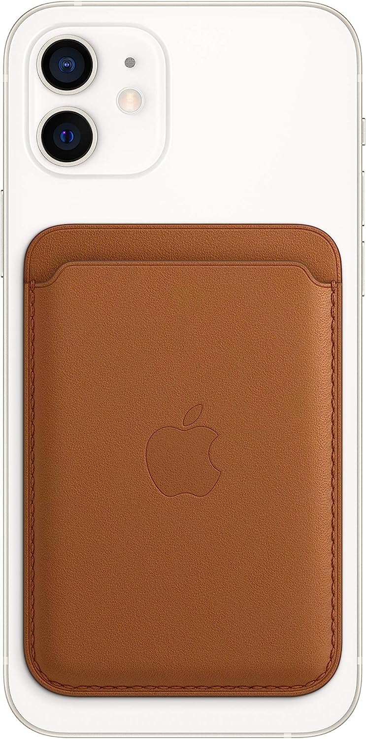 Apple Leather Wallet with MagSafe (for iPhone) MHLT3ZM/A - Saddle Brown Like New