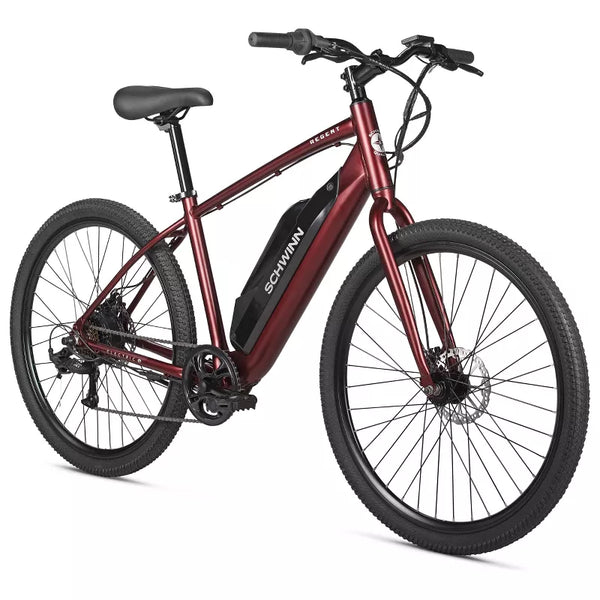 SCHWINN REGENT 27.5" ADULT HYBRID BIKE - DARK RED - Like New