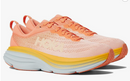 1127952 HOKA ONE ONE Womens Bondi 8 Shell Coral/Peach Parfait 9 Like New