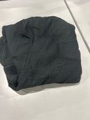 BLUE ICE PREMIUM MEN'S WAFFLE KNIT HENLEY PULLOVER HOODIE - SIZE: 3XL - BLACK - Brand New