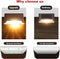 PEARLSTAR Solar Deck 4 pack Solar Step Lights Waterproof LED - Scratch & Dent