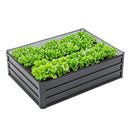 Beuiosda Galvanized Raised Garden Bed Kit Outdoor 4X3X1FT B0GLFSK3KZ - Steel - Like New